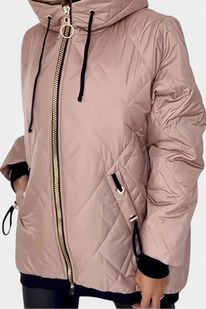 Francine | Long Hooded Quilted Parka