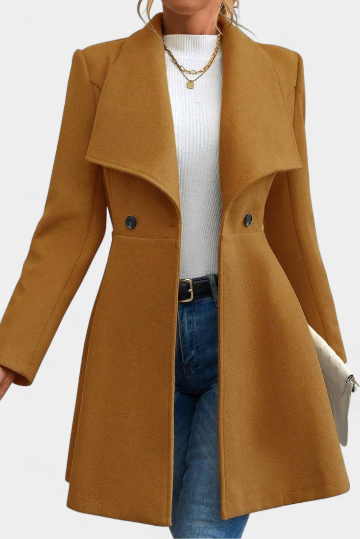 Ellen | Tailored Peplum Coat