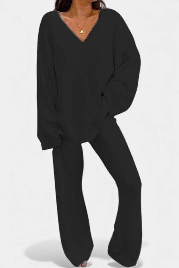 Delphina | Soft Lounge Two-Piece Set