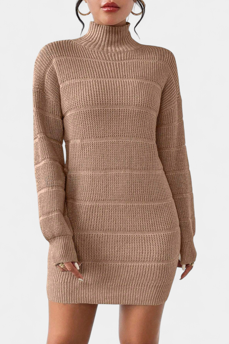 Fiona | Cozy Turtleneck Sweater Dress
