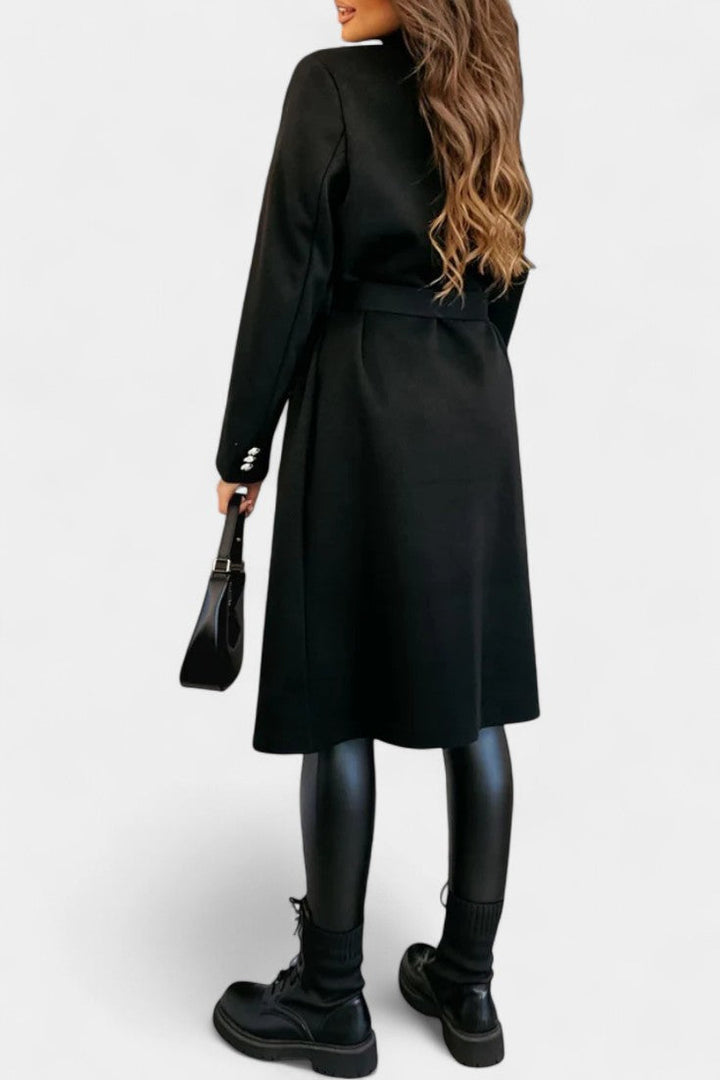Julia | Belted Double-Breasted Coat