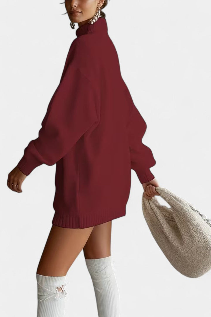 Sybil | Relaxed High-Neck Cardigan