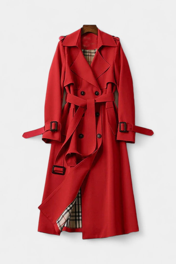 Lenora | Belted Double-Breasted Trench Coat