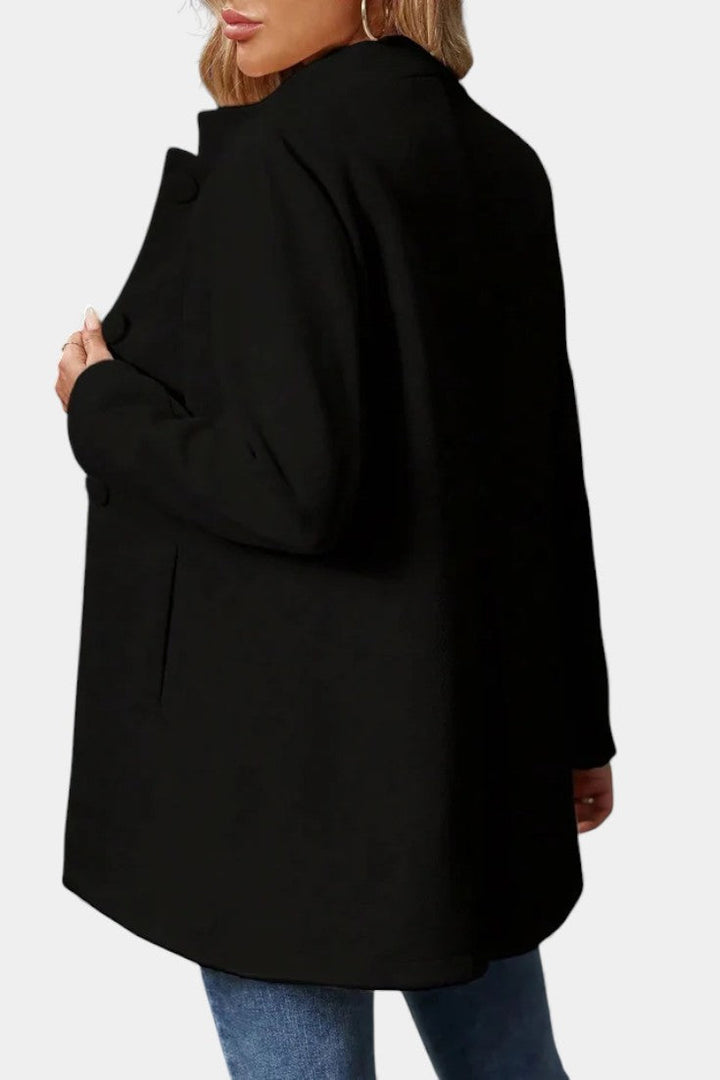 Vivian | Stand-Collar Longline Coat