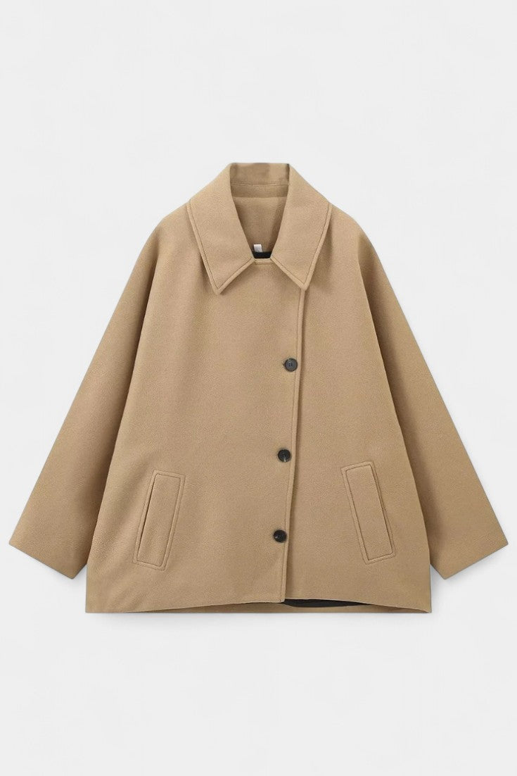 Thora | Draped Batwing Coat