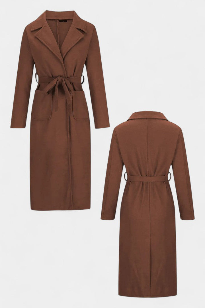 Brigitte | Belted Longline Coat