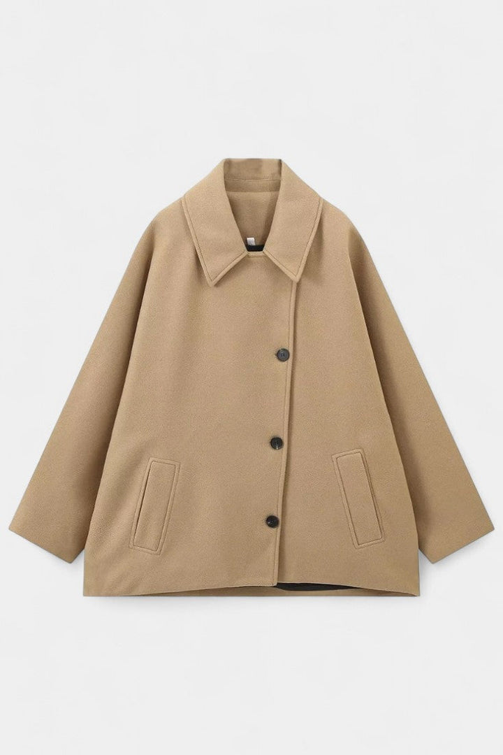 Lorna | Relaxed Notched-Collar Coat