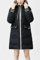 Miranda | Hooded Longline Quilted Coat