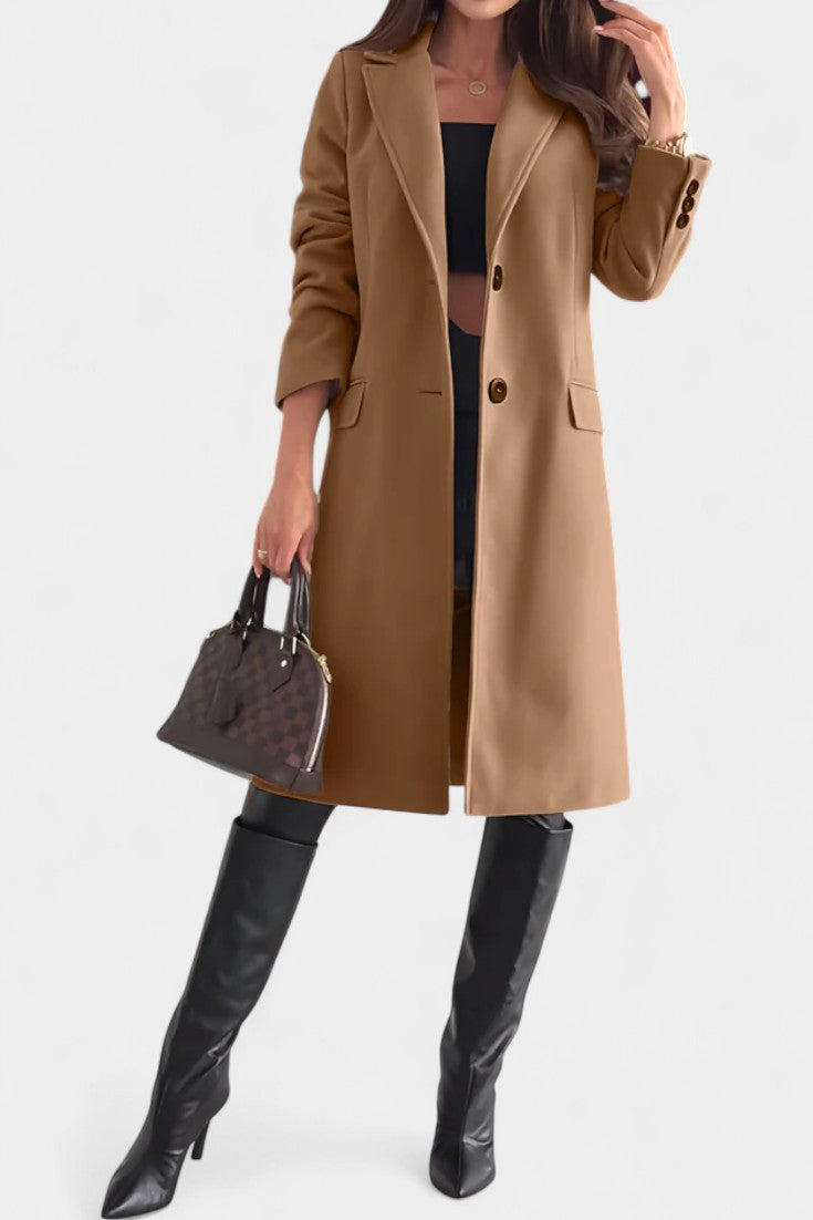 Yvonne | Tailored Mid-Length Coat