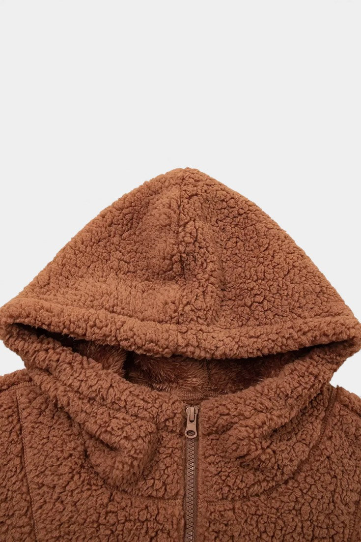Elsie | Cozy Hooded Zip Jacket