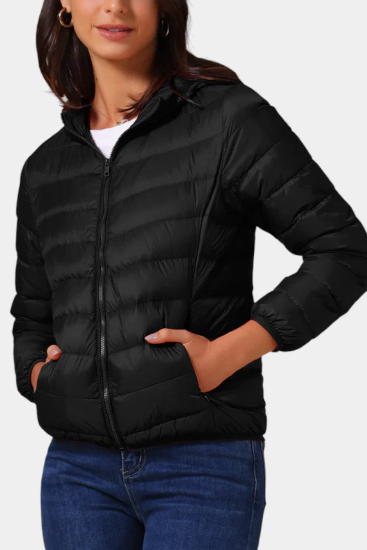 Amara | Lightweight Quilted Hooded Jacket