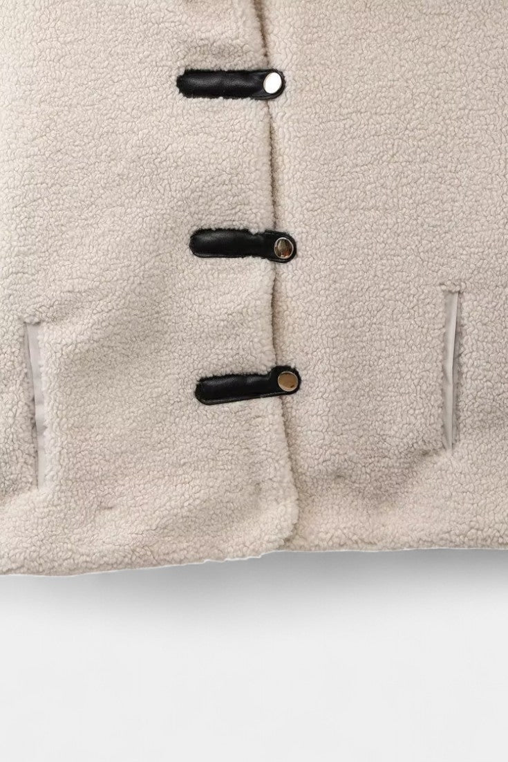 Linnea | Cropped Toggle-Fastening Jacket