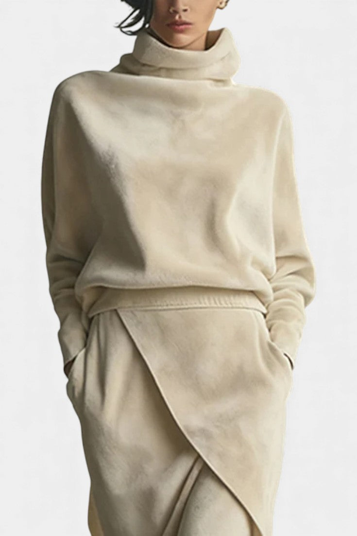 Fenella | Draped Asymmetrical Two-Piece Set