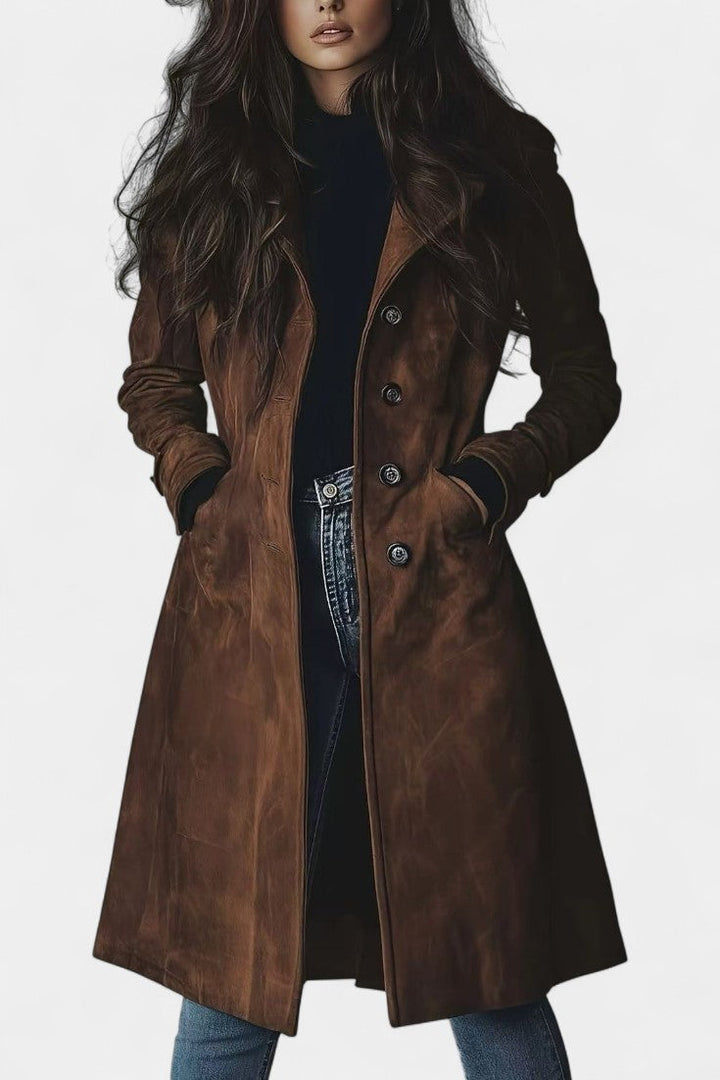 Cassandra | Tailored Double-Breasted Trench Coat