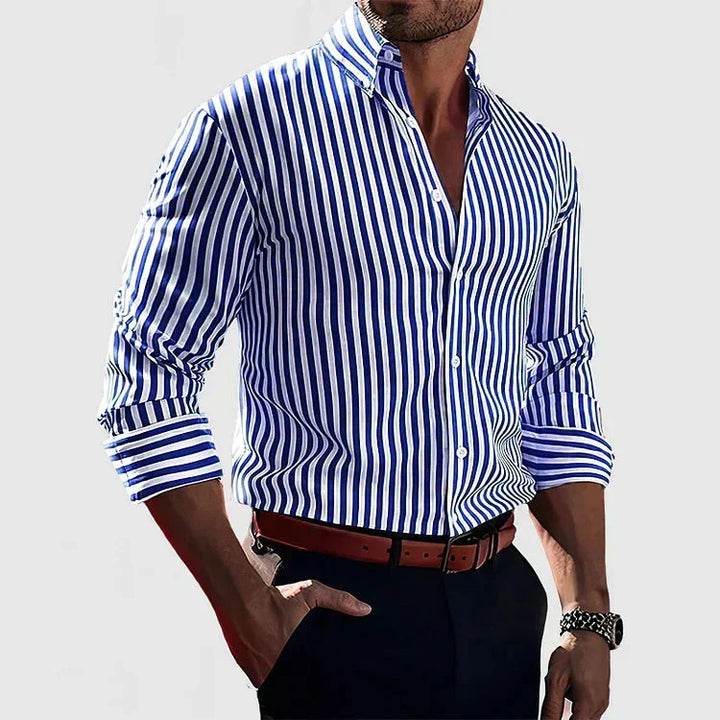 Emory | Classic Striped Button-Up Shirt