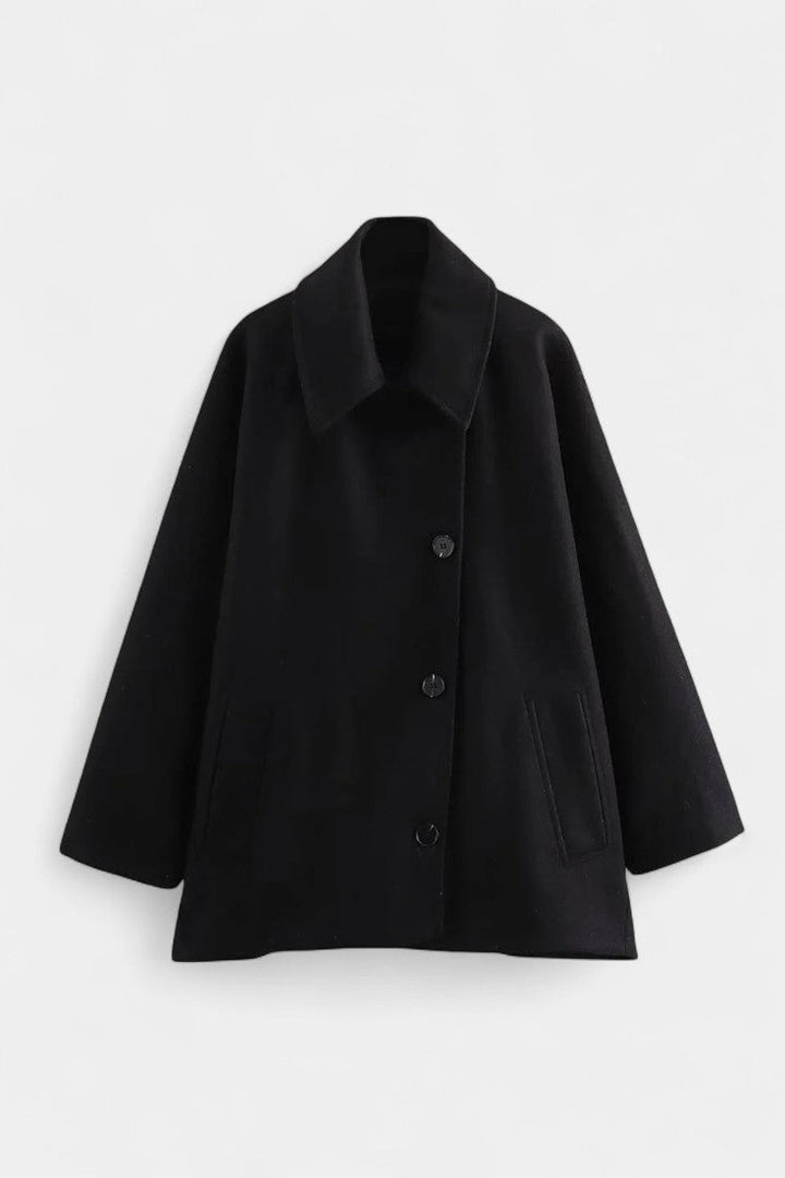 Anneliese | Batwing Notch-Collar Coat