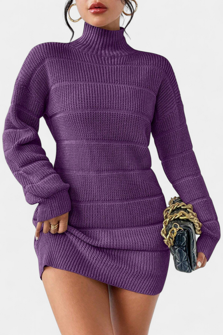 Fiona | Cozy Turtleneck Sweater Dress