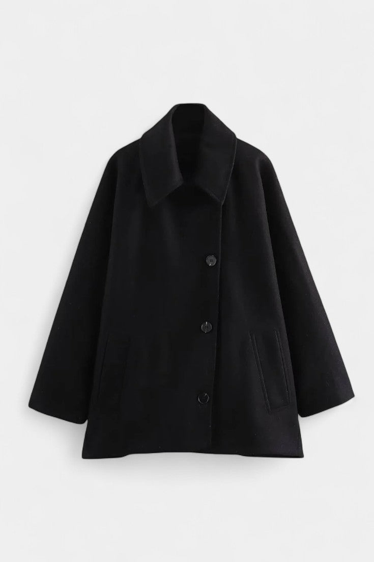 Thora | Draped Batwing Coat