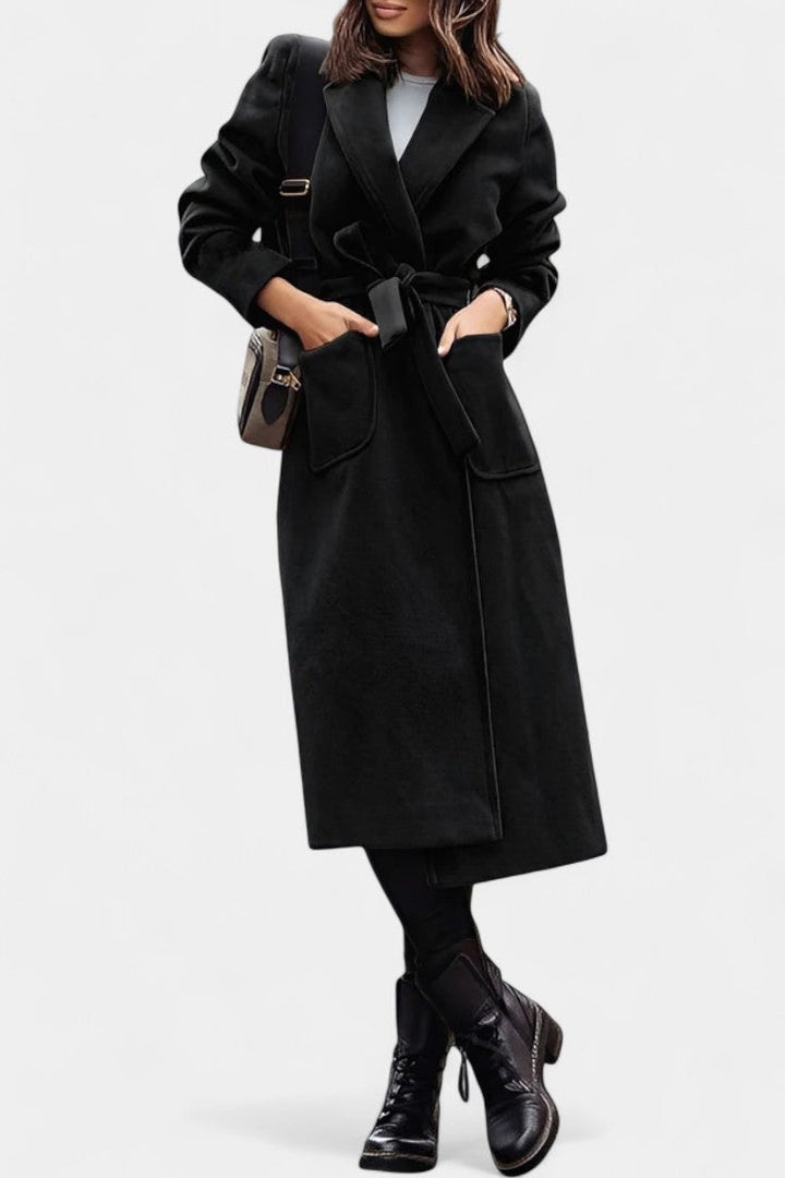 Brigitte | Belted Longline Coat