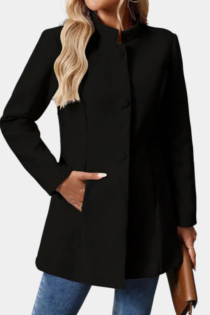 Eugenie | Tailored High-Collar Coat