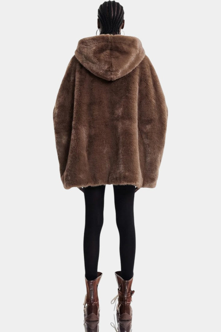 Cornelia | Plush Hooded Jacket