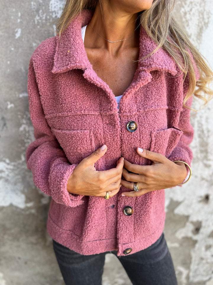 Lindsay | Cozy Textured Button Jacket