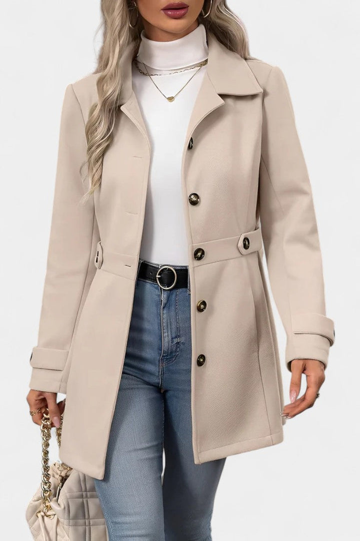 Margery | Tailored Button-Front Coat