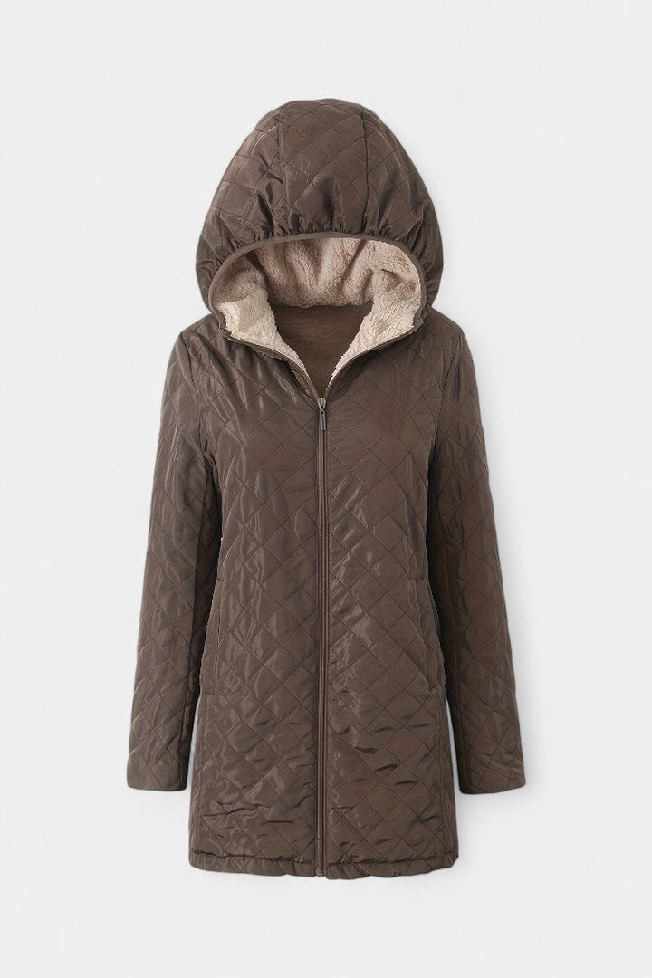 Clarice | Cozy Hooded Quilted Jacket