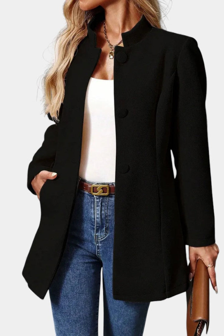 Eugenie | Tailored High-Collar Coat
