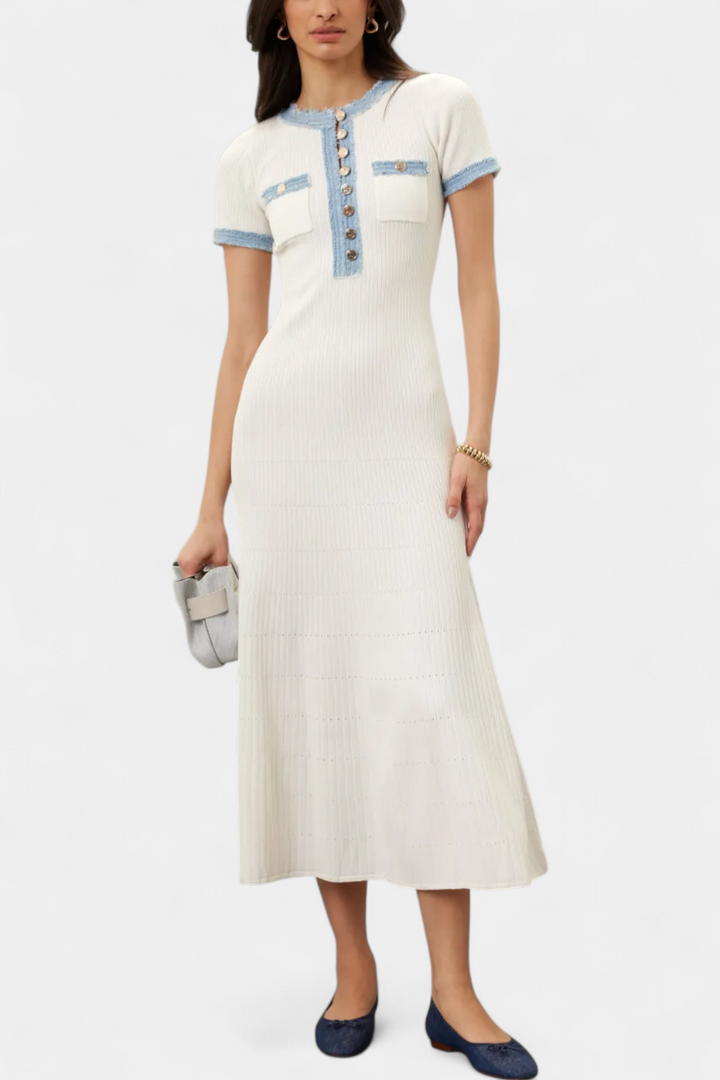 Estella | Refined Knit Midi Dress