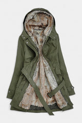 Brenda | Hooded Belted Winter Parka
