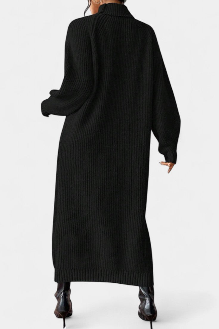 Helene | Cozy Turtleneck Midi Dress