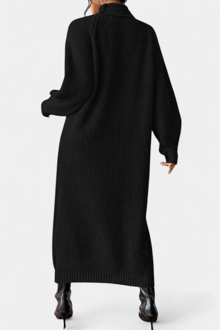 Helene | Cozy Turtleneck Midi Dress