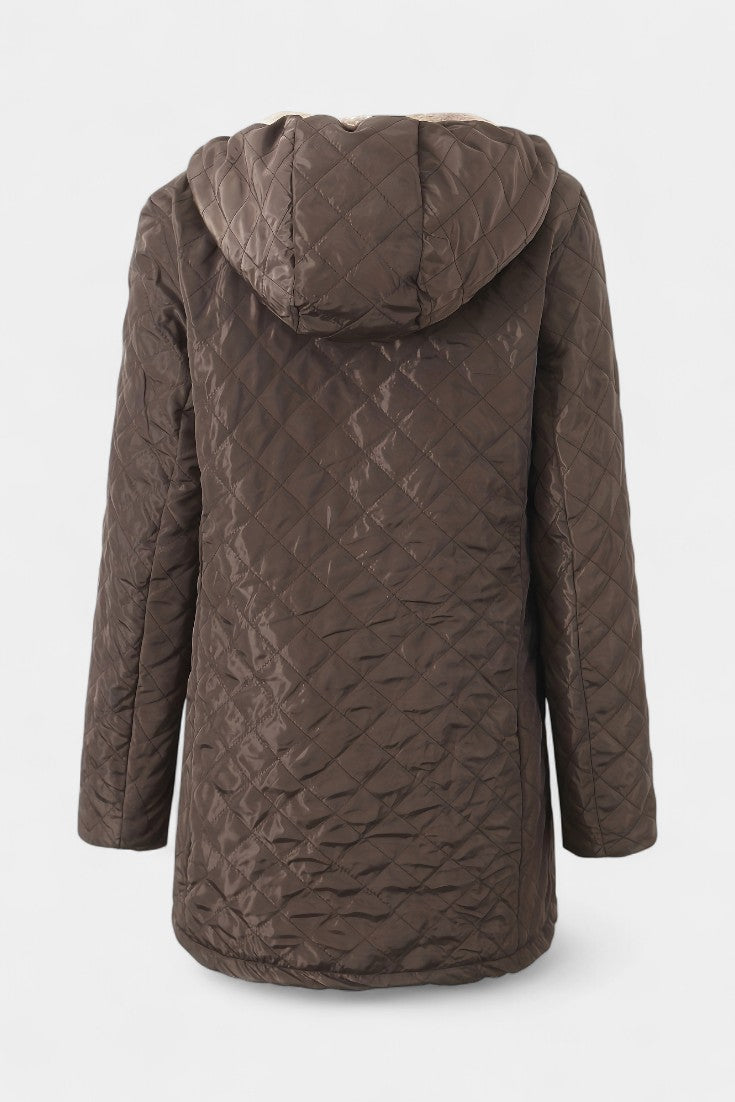 Clarice | Cozy Hooded Quilted Jacket