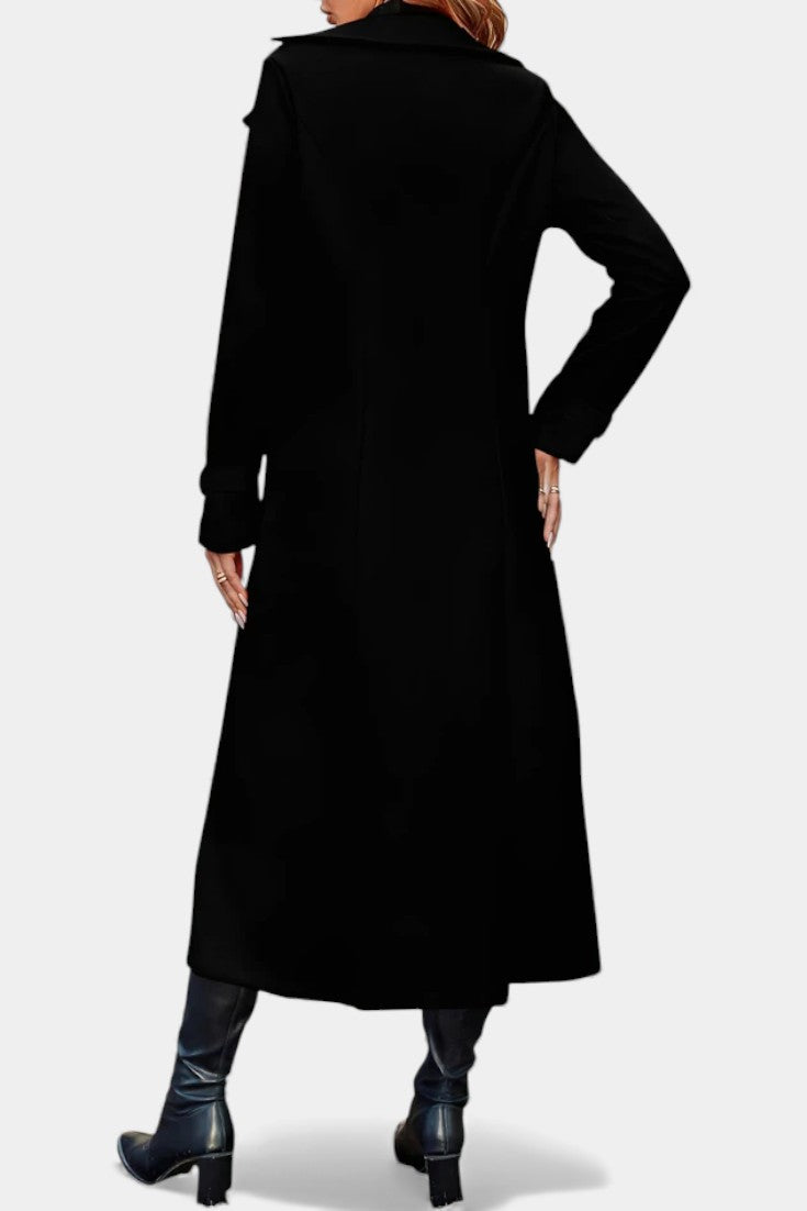 Genevra | Tailored Double-Breasted Long Coat