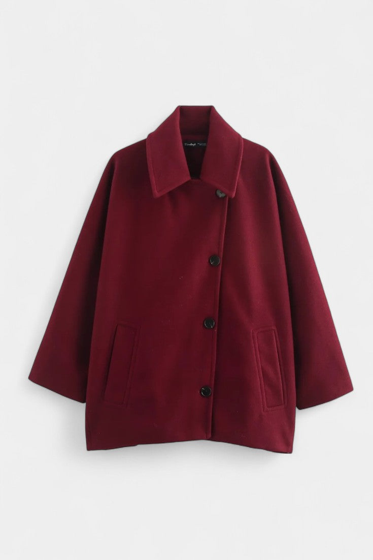 Thora | Draped Batwing Coat