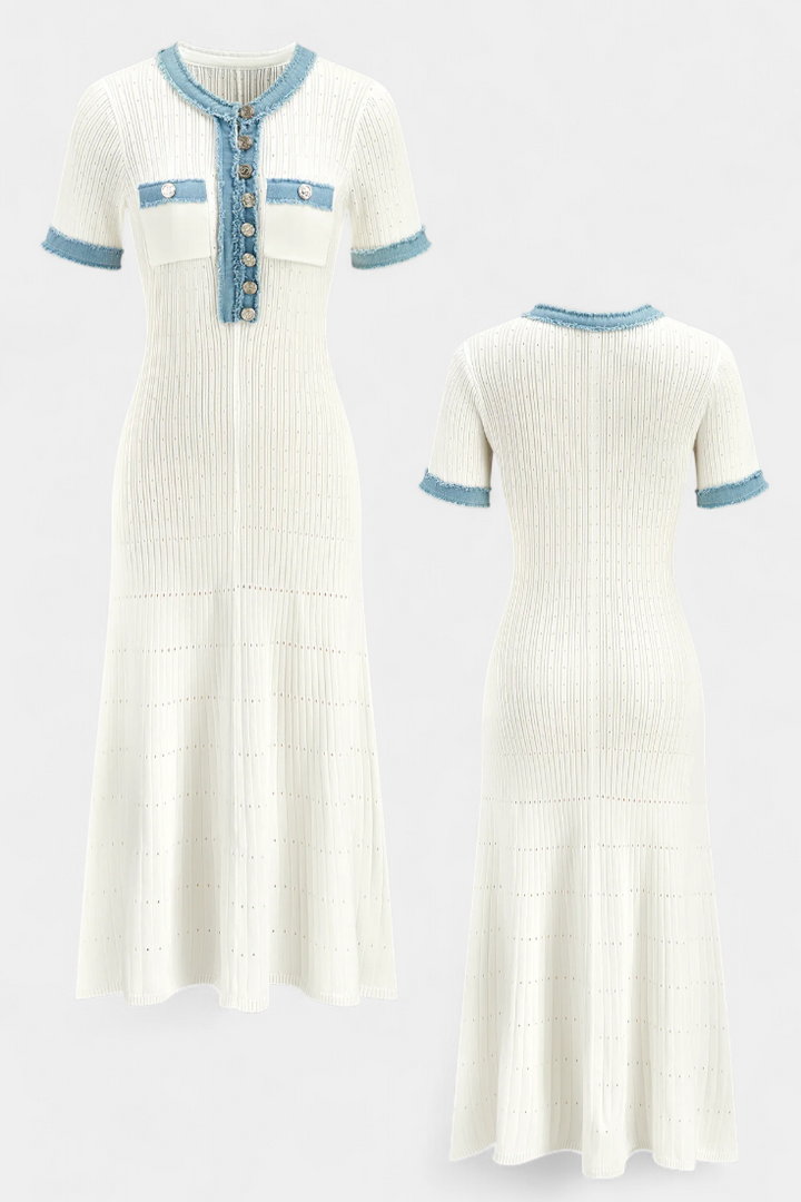 Estella | Refined Knit Midi Dress