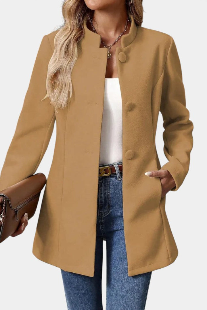Eugenie | Tailored High-Collar Coat