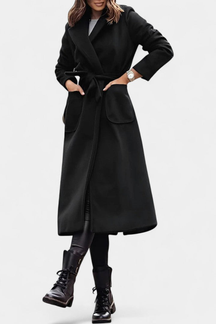 Brigitte | Belted Longline Coat