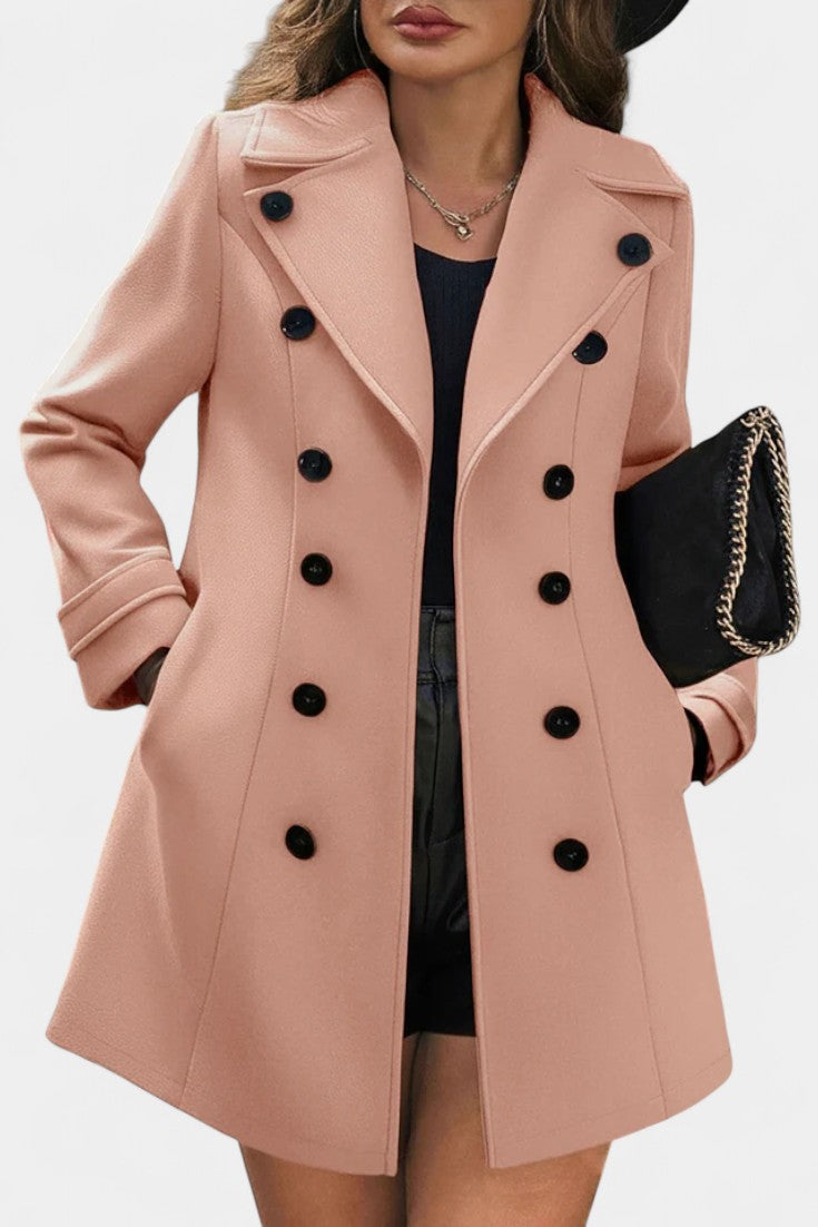 Celia | Tailored Double-Breasted Coat