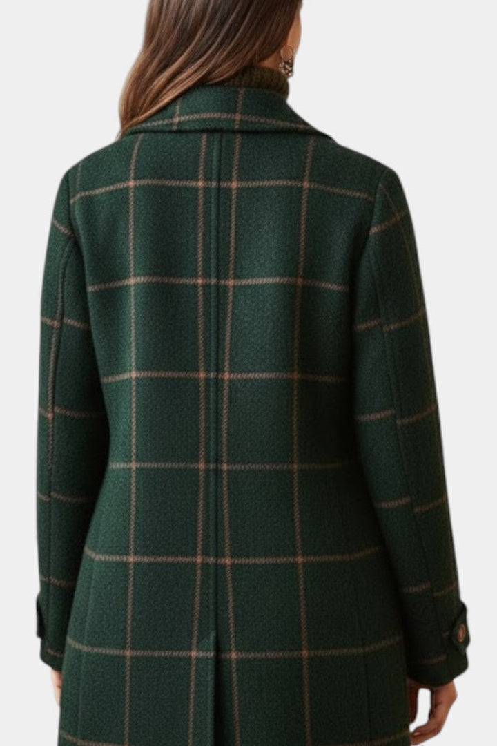 Gwen | Tailored Checked Coat