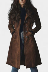 Odalie | Tailored Double-Breasted Trench Coat