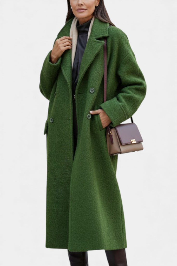 Winona | Oversized Double-Breasted Long Coat