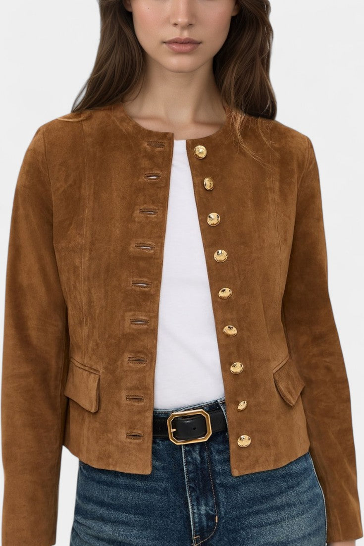 Genevra | Tailored Button-Front Jacket