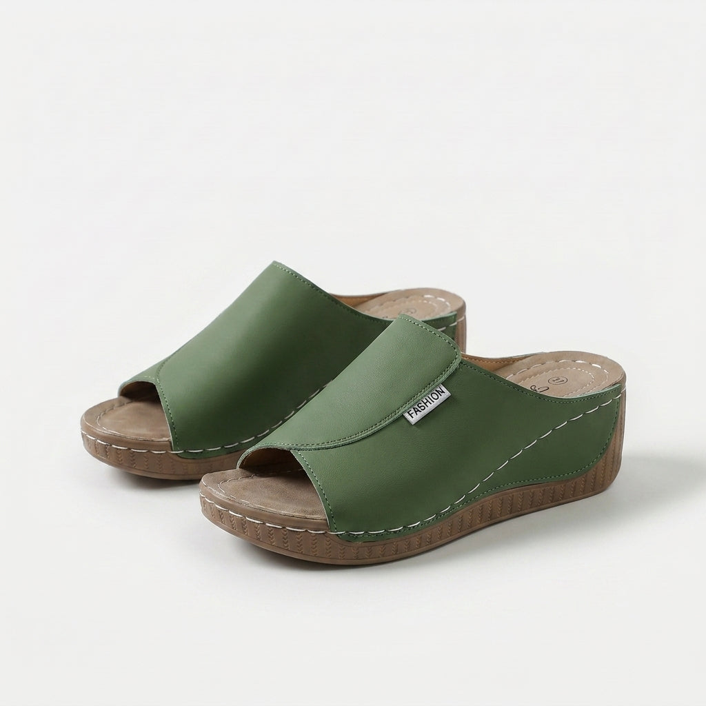 Emmeline | Cushioned Arch-Support Wedge Sandals