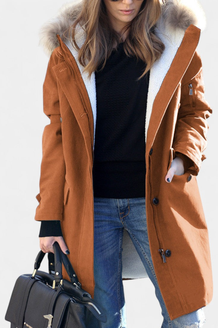 Mabel | Cozy Fur-Trimmed Hooded Parka