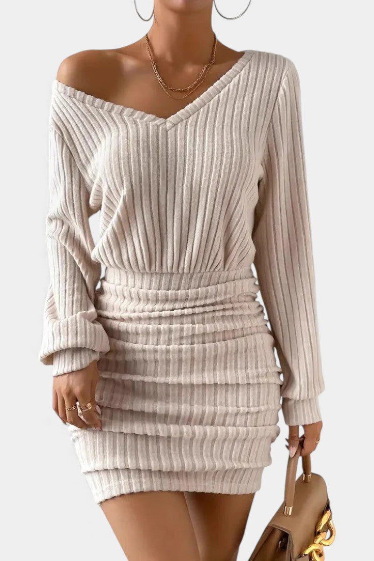 Melinda | Sculpting Ribbed Dress