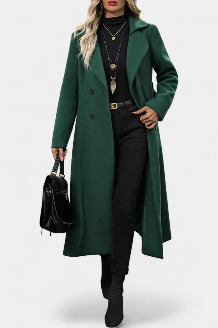Yolanda | Timeless Plaid Belted Coat
