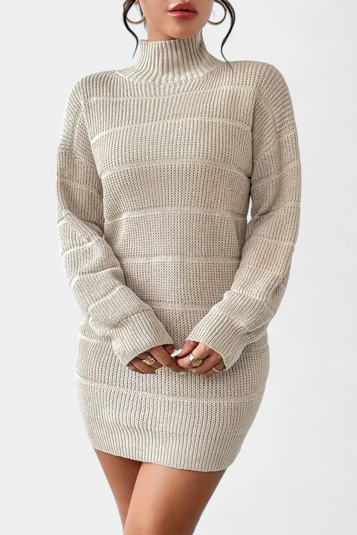 Fiona | Cozy Turtleneck Sweater Dress