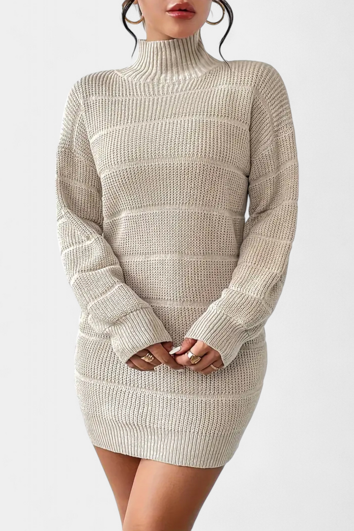 Fiona | Cozy Turtleneck Sweater Dress